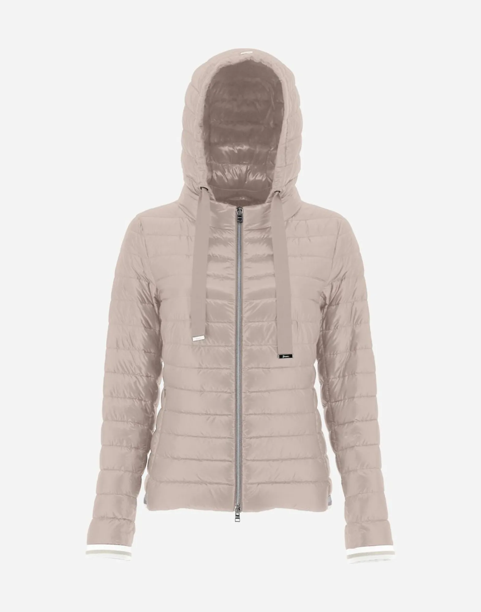 Herno Nylon Ultralight Bomber With Lurex Sweater