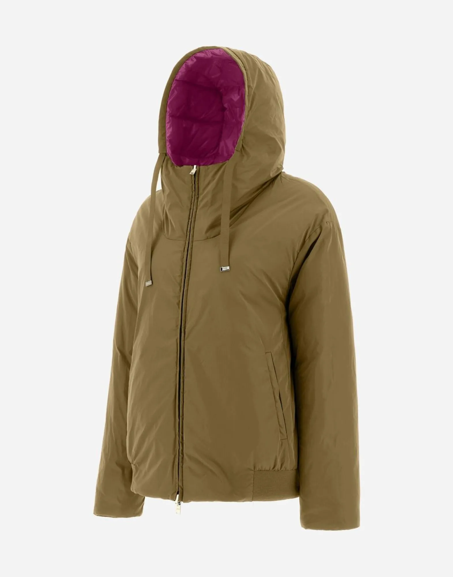Herno Nylon Ultralight Reversible New Techno Taffeta Bomber