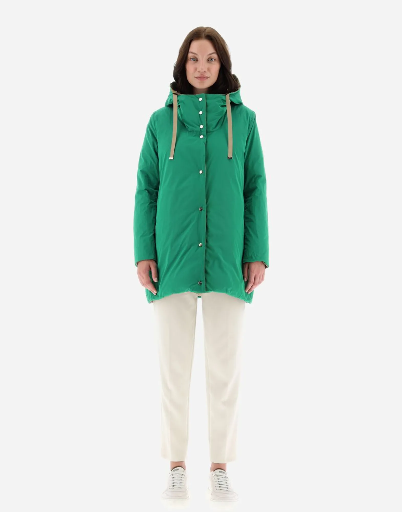 Herno Nylon Ultralight Reversible New Techno Taffeta A-Shape Jacket