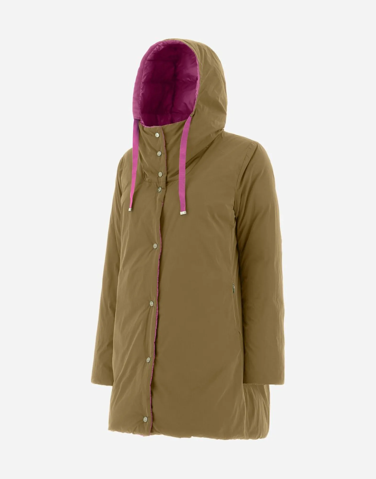 Herno Nylon Ultralight Reversible New Techno Taffeta A-Shape Jacket