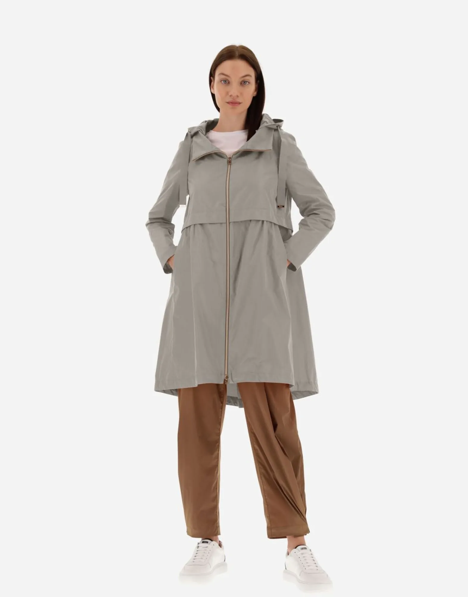 Herno Parka In New Techno Taffeta