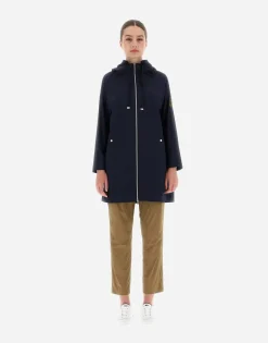 Herno Parka Jacket In Light Nylon Stretch