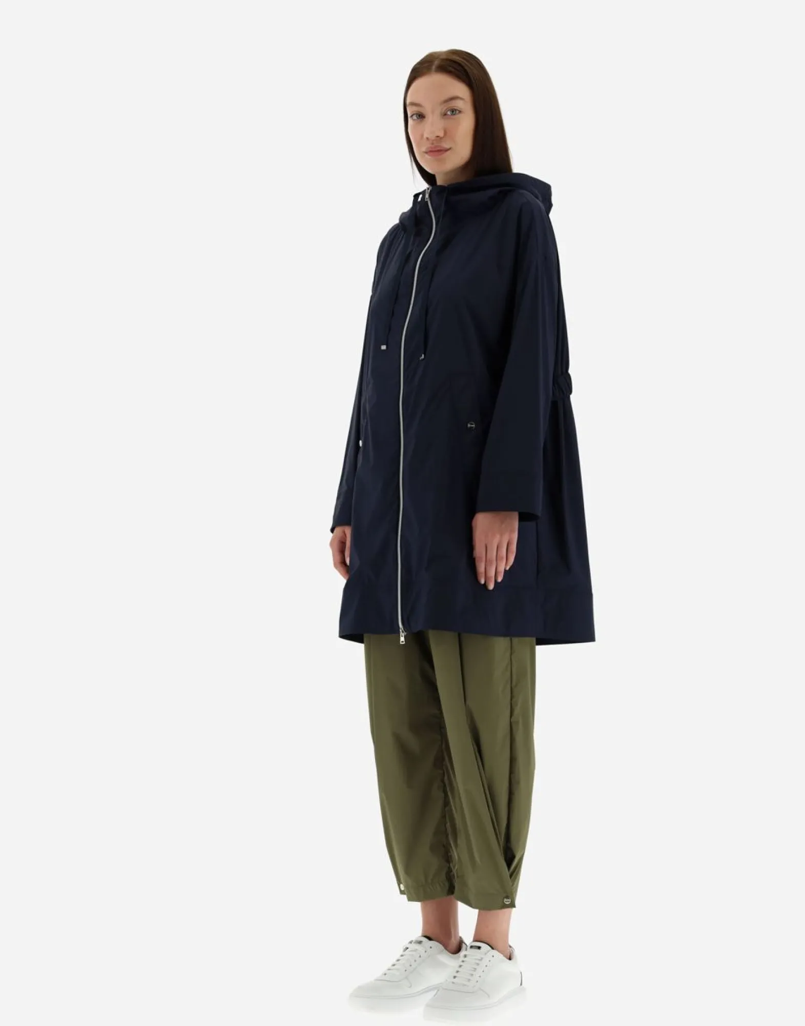Herno Parka Jacket In Light Nylon Stretch