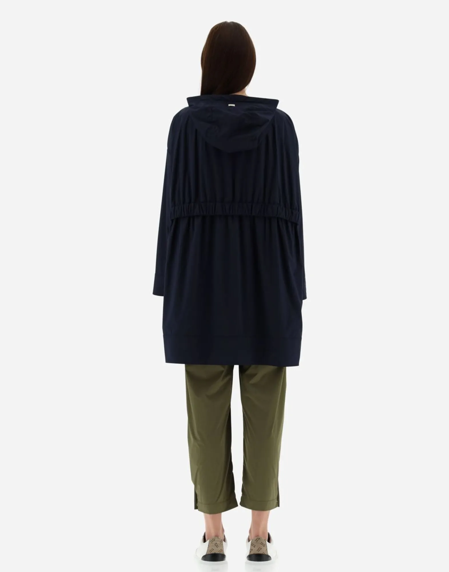 Herno Parka Jacket In Light Nylon Stretch
