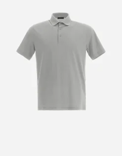 Herno Polo Shirt In Crepe Jersey