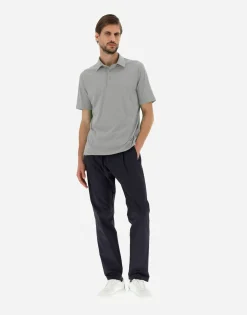 Herno Polo Shirt In Crepe Jersey