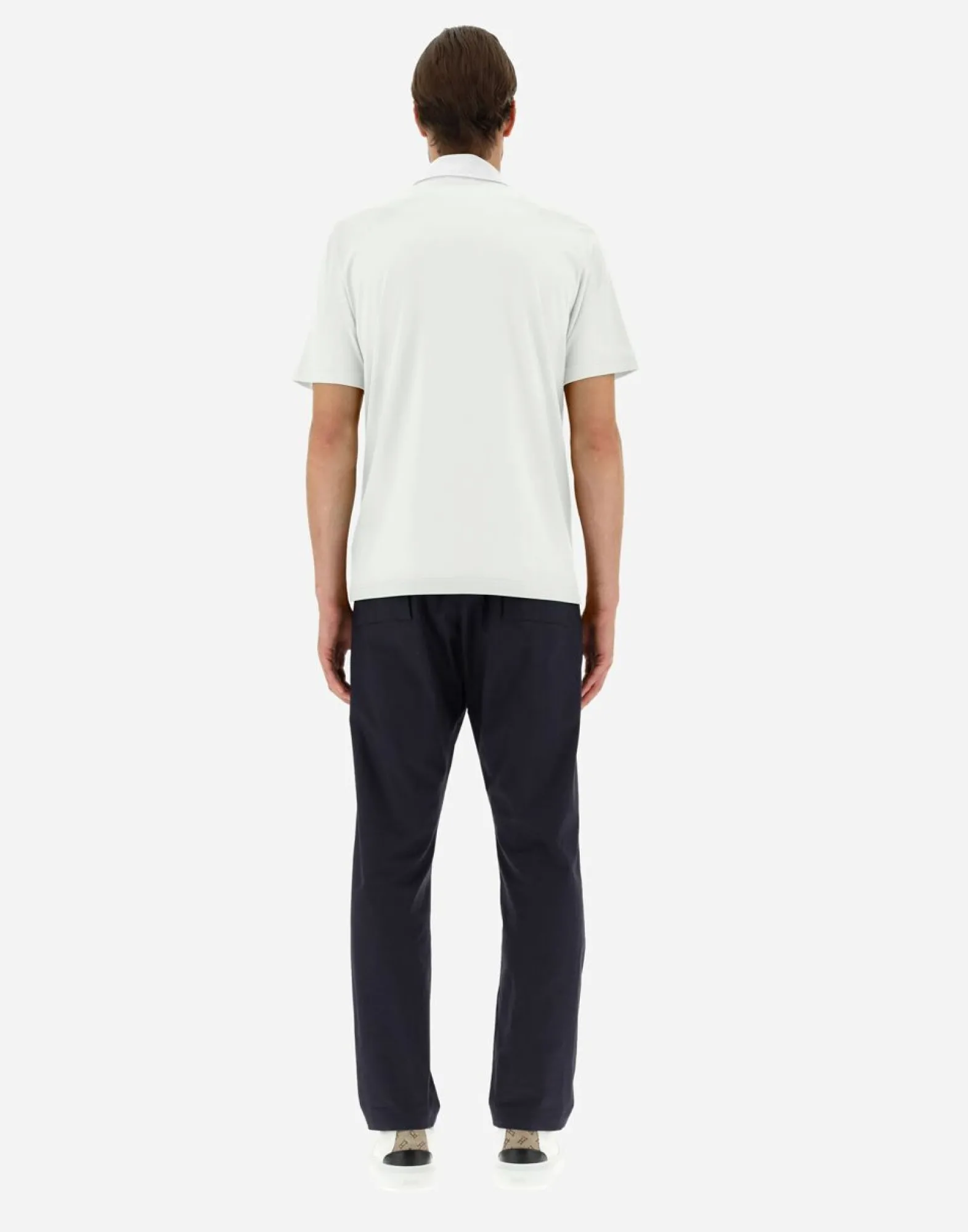 Herno Polo Shirt In Crepe Jersey