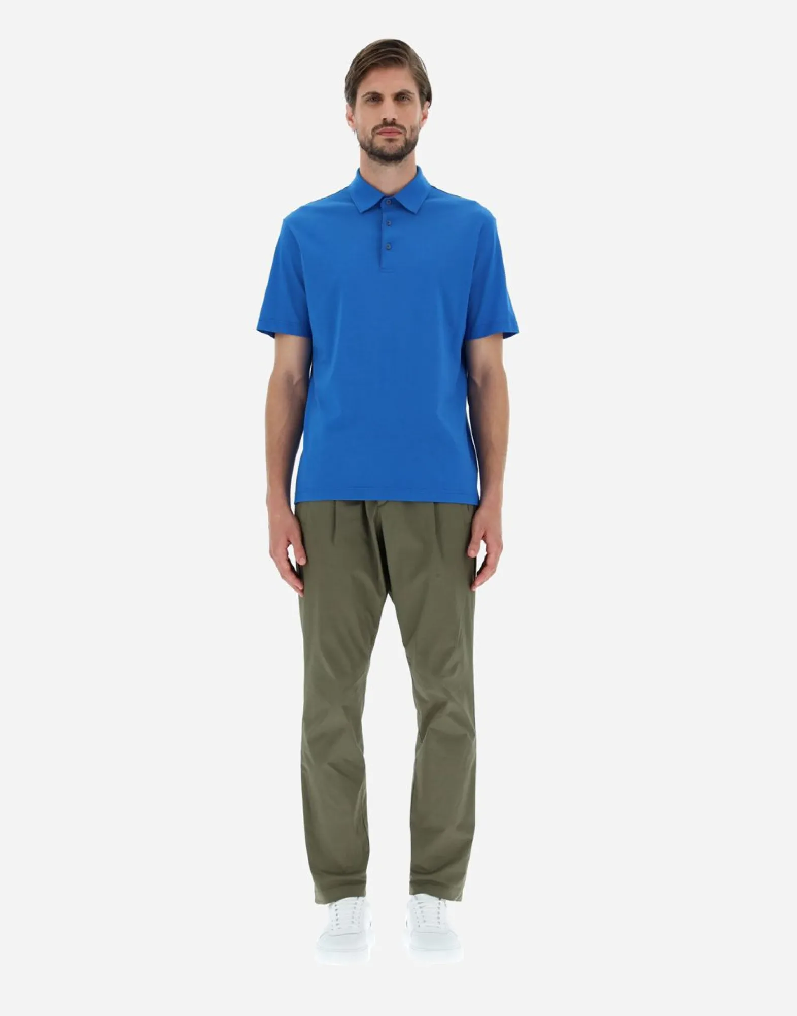 Herno Polo Shirt In Crepe Jersey