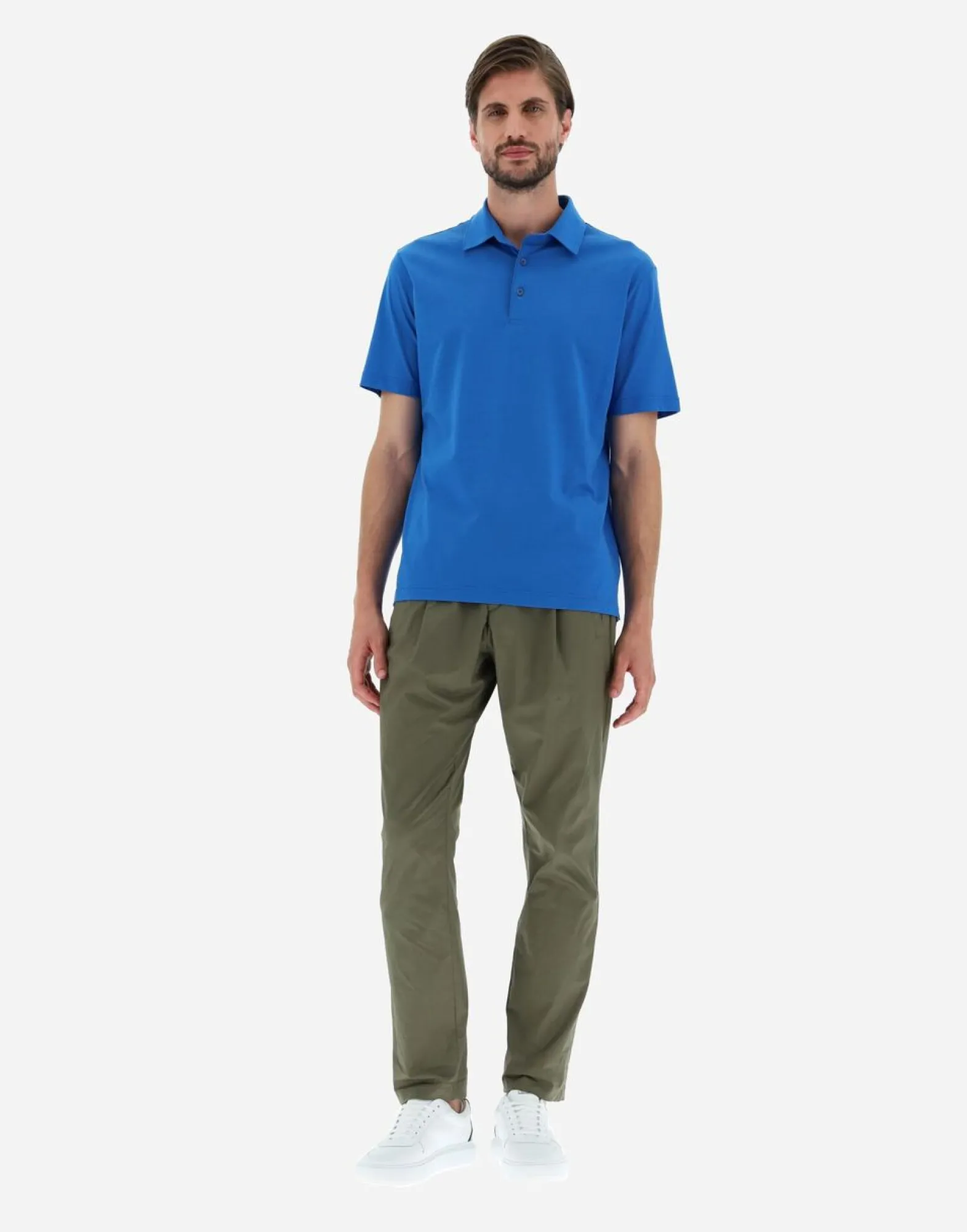 Herno Polo Shirt In Crepe Jersey