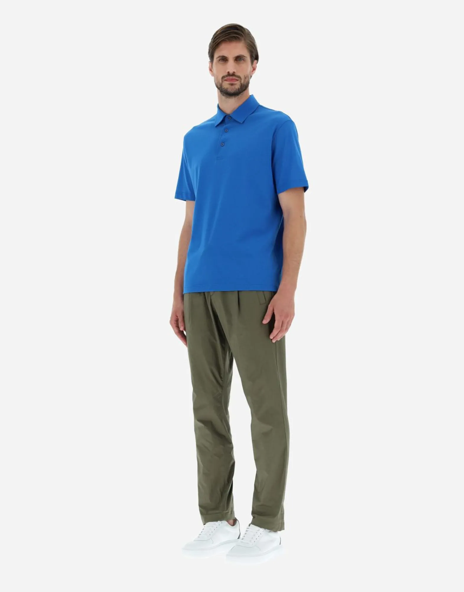 Herno Polo Shirt In Crepe Jersey
