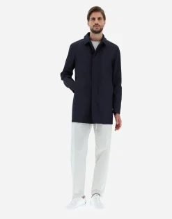 Herno Raincoat In Delon & Nylon Ultralight
