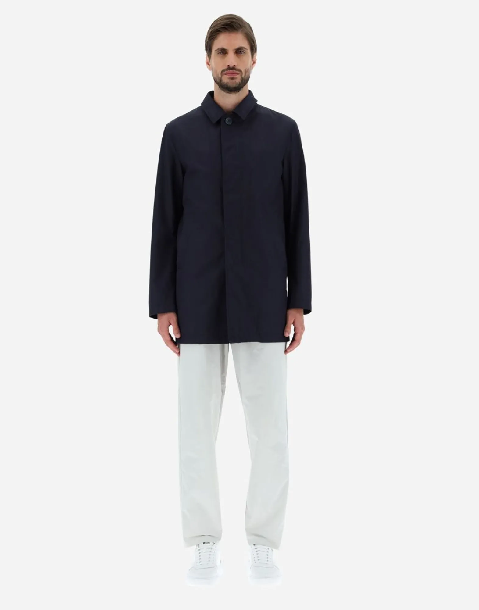 Herno Raincoat In Delon & Nylon Ultralight