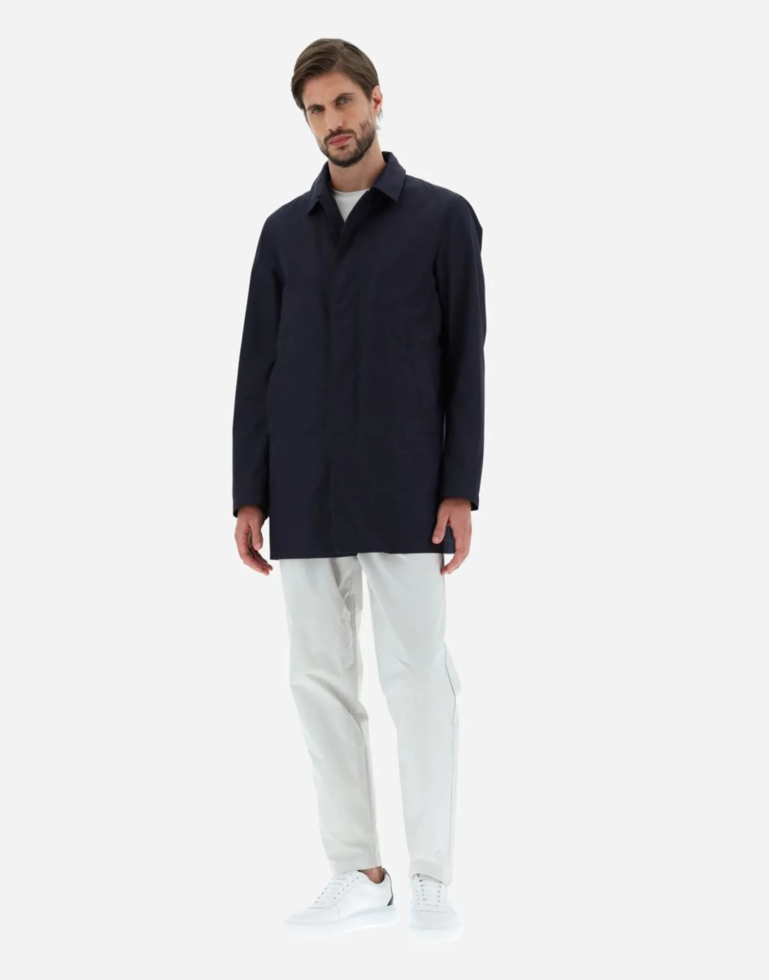 Herno Raincoat In Delon & Nylon Ultralight