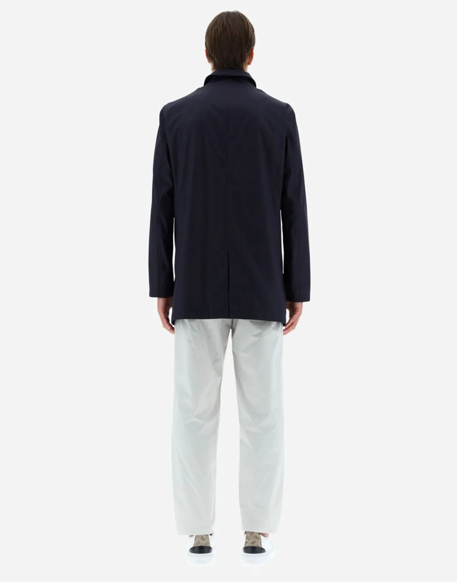 Herno Raincoat In Delon & Nylon Ultralight