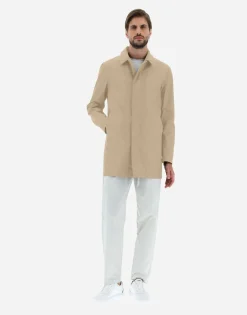 Herno Raincoat In Delon & Nylon Ultralight