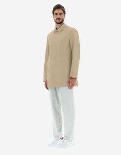 Herno Raincoat In Delon & Nylon Ultralight