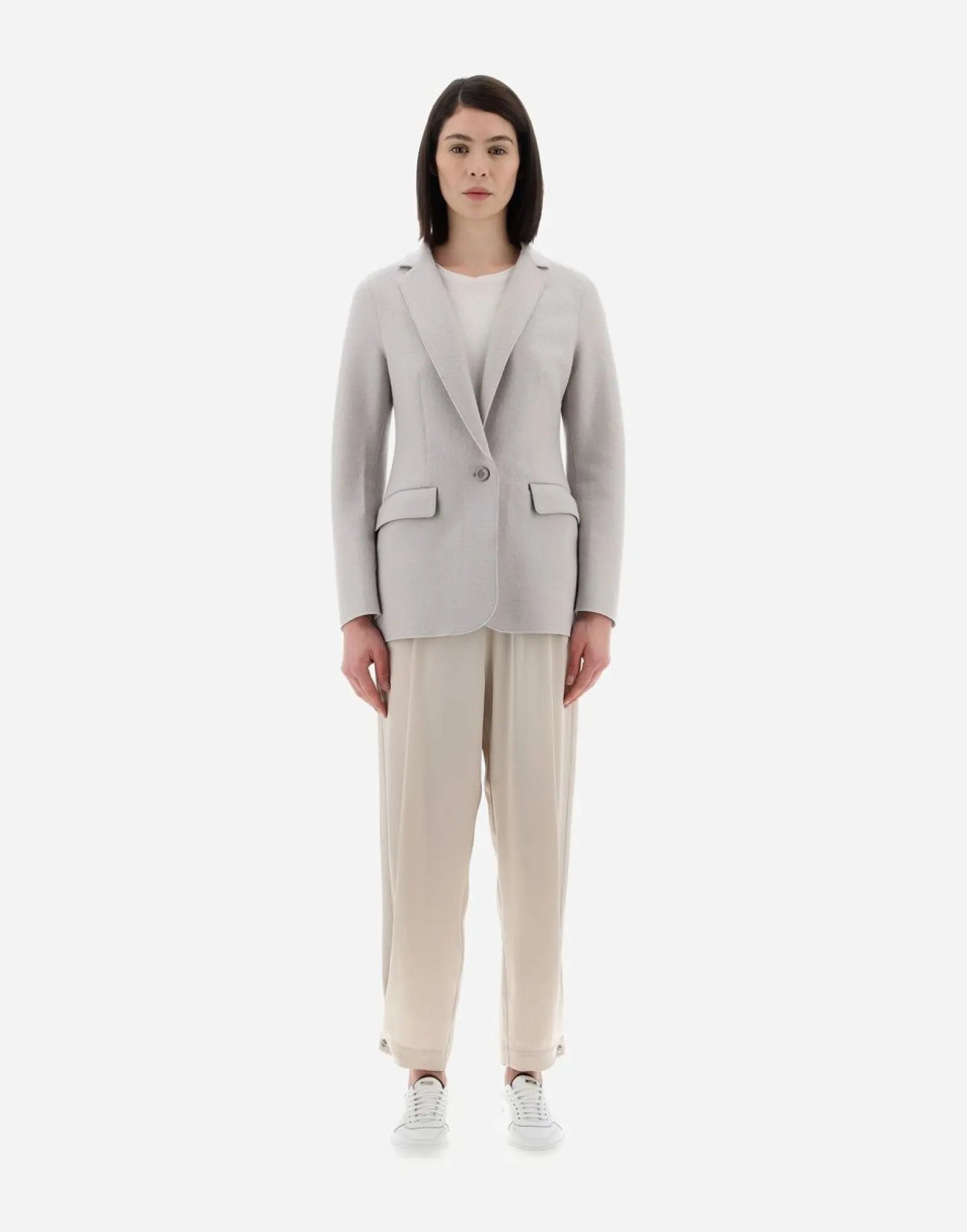 Herno Resort Blazer In Light Boiled Wool