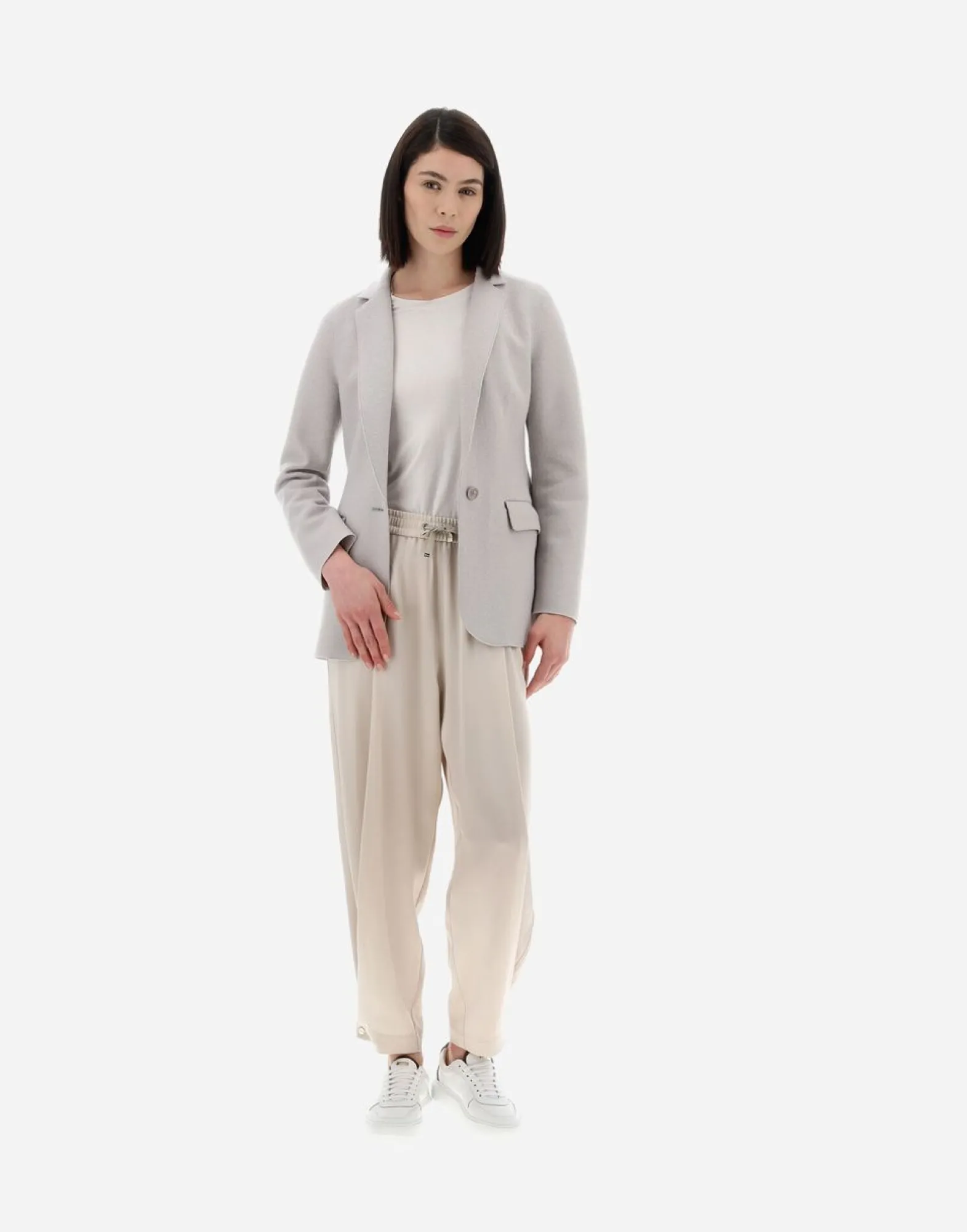 Herno Resort Blazer In Light Boiled Wool