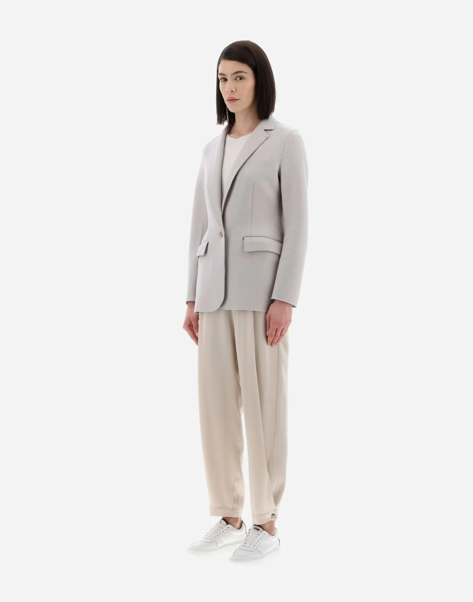 Herno Resort Blazer In Light Boiled Wool