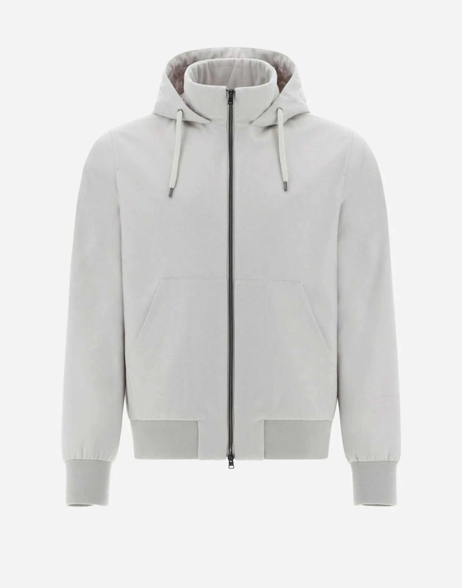 Herno Resort Bomber Jacket In Cashmere & Silk