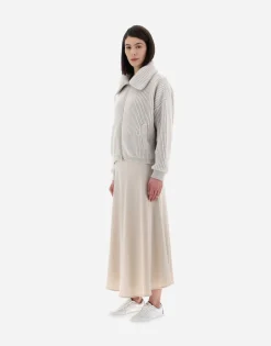 Herno Resort Bomber Jacket In Eternity Brioche Knit