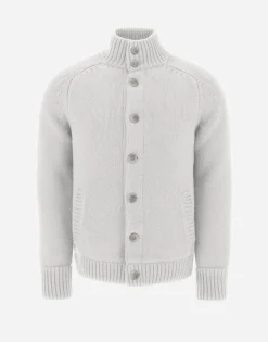 Herno Resort Bomber Jacket In Infinity Wool