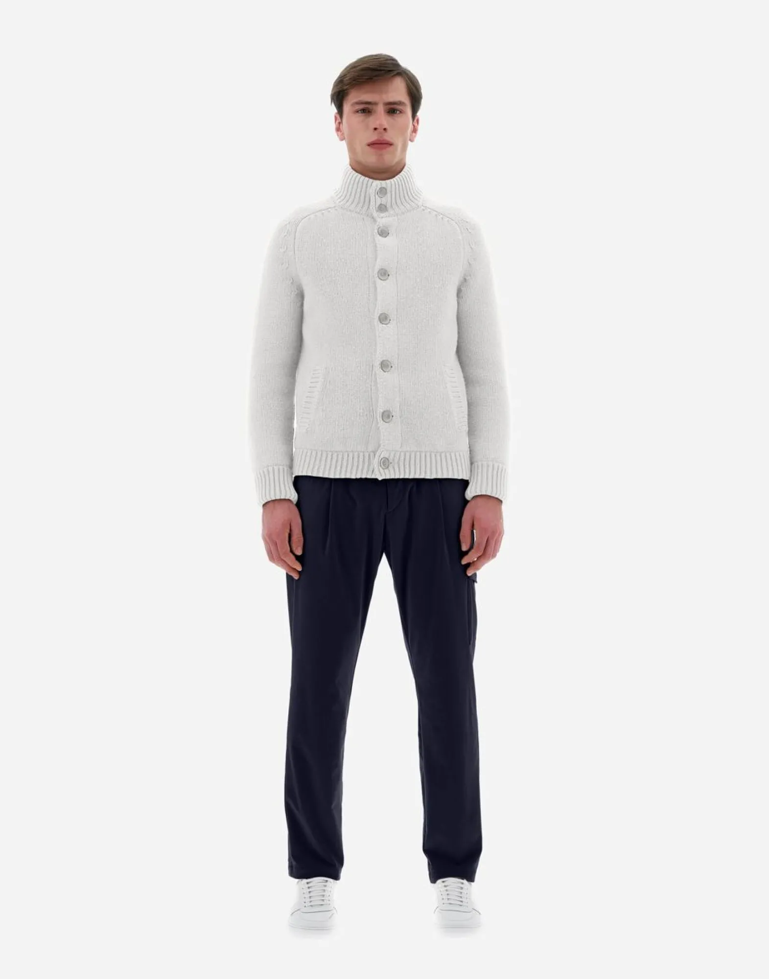 Herno Resort Bomber Jacket In Infinity Wool