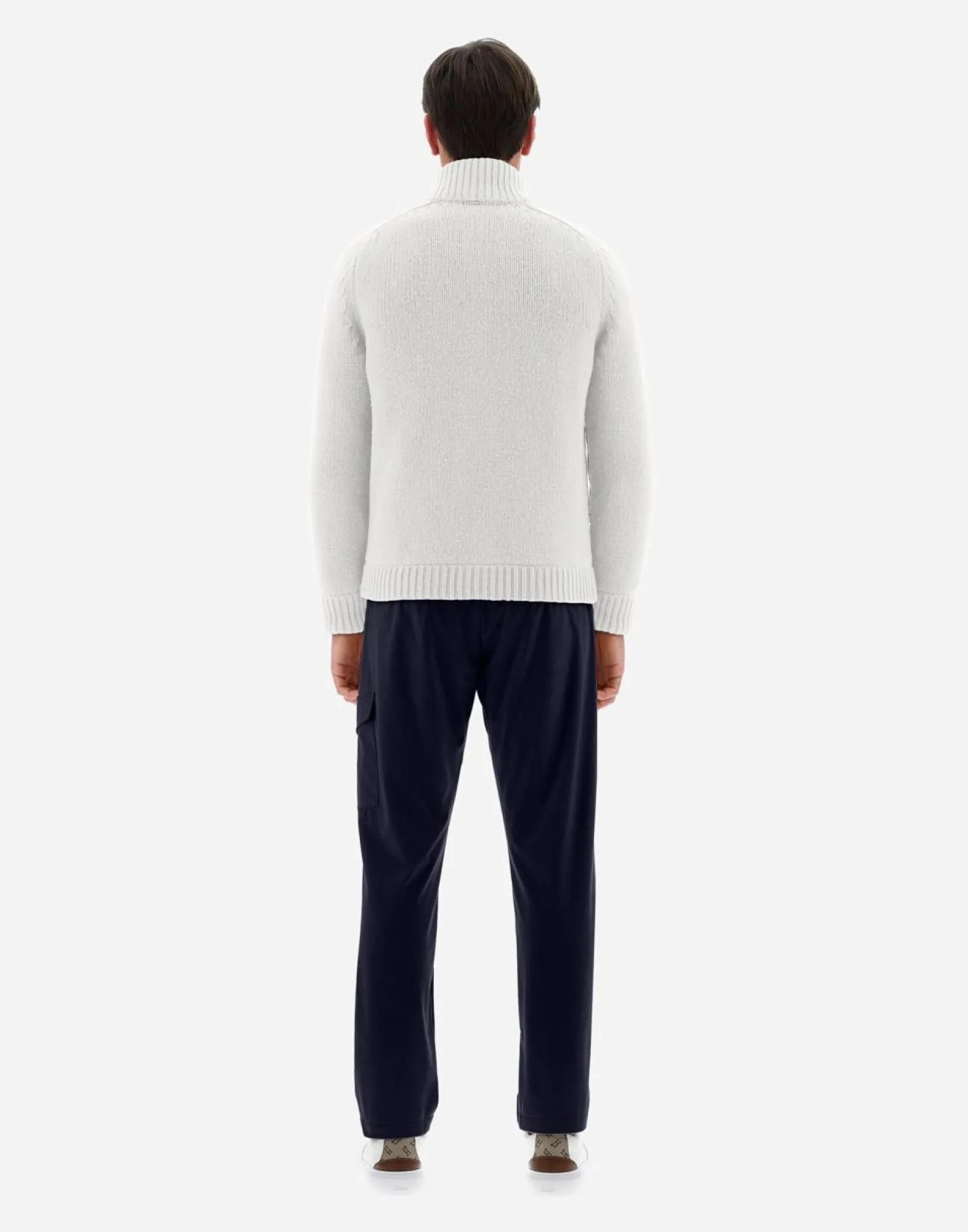 Herno Resort Bomber Jacket In Infinity Wool