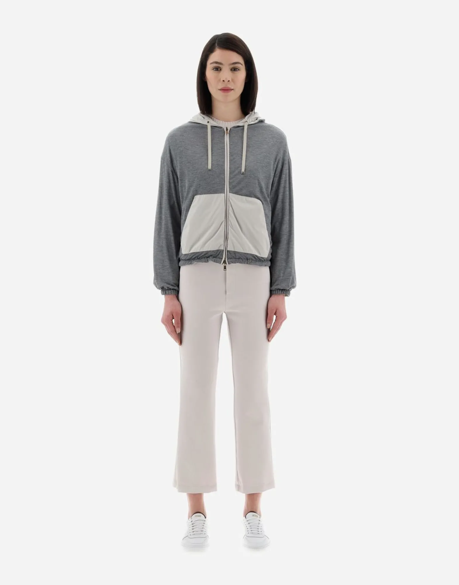Herno Resort Bomber Jacket In Light Nylon Stretch & Light Jersey