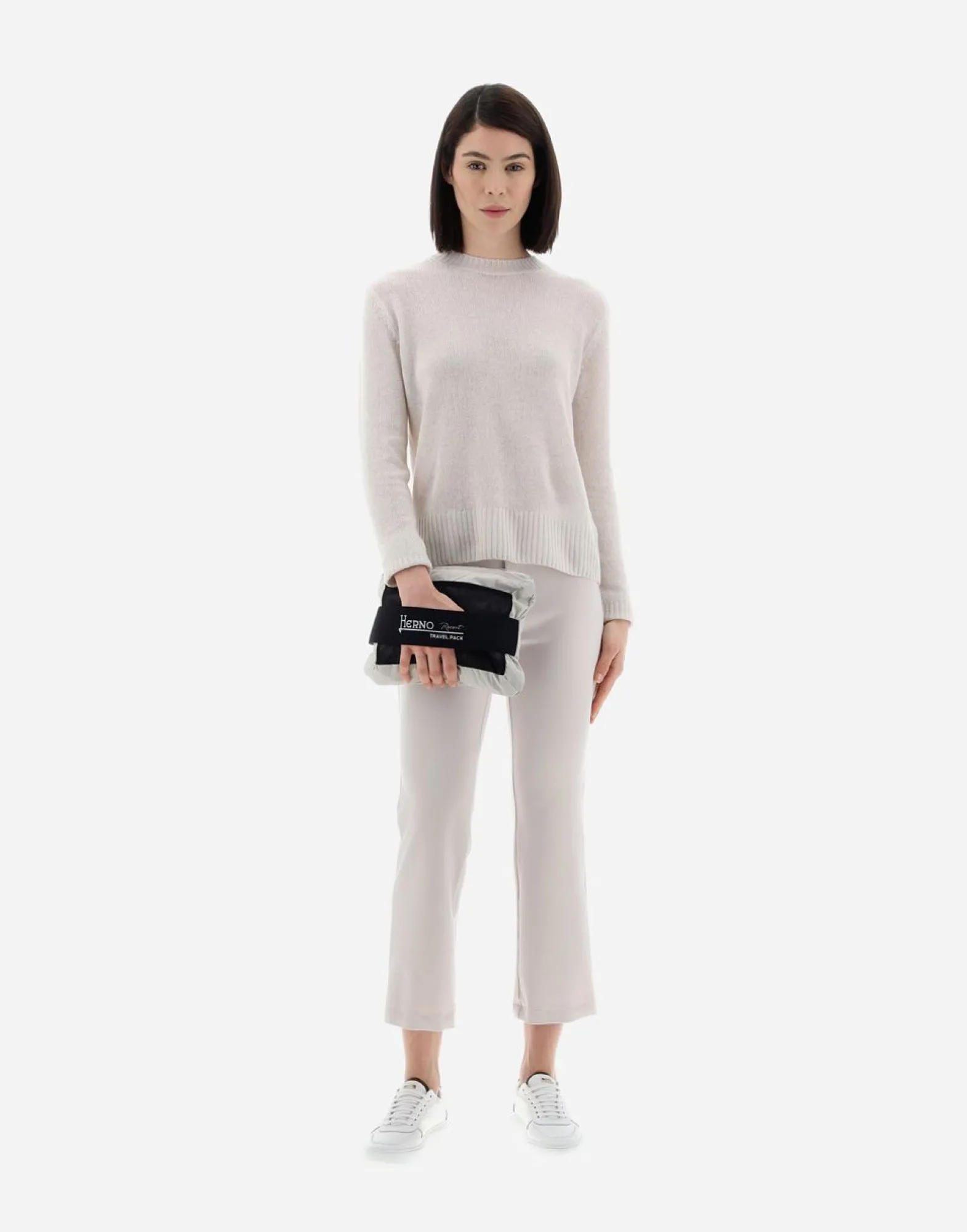 Herno Resort Bomber Jacket In Light Nylon Stretch & Light Jersey