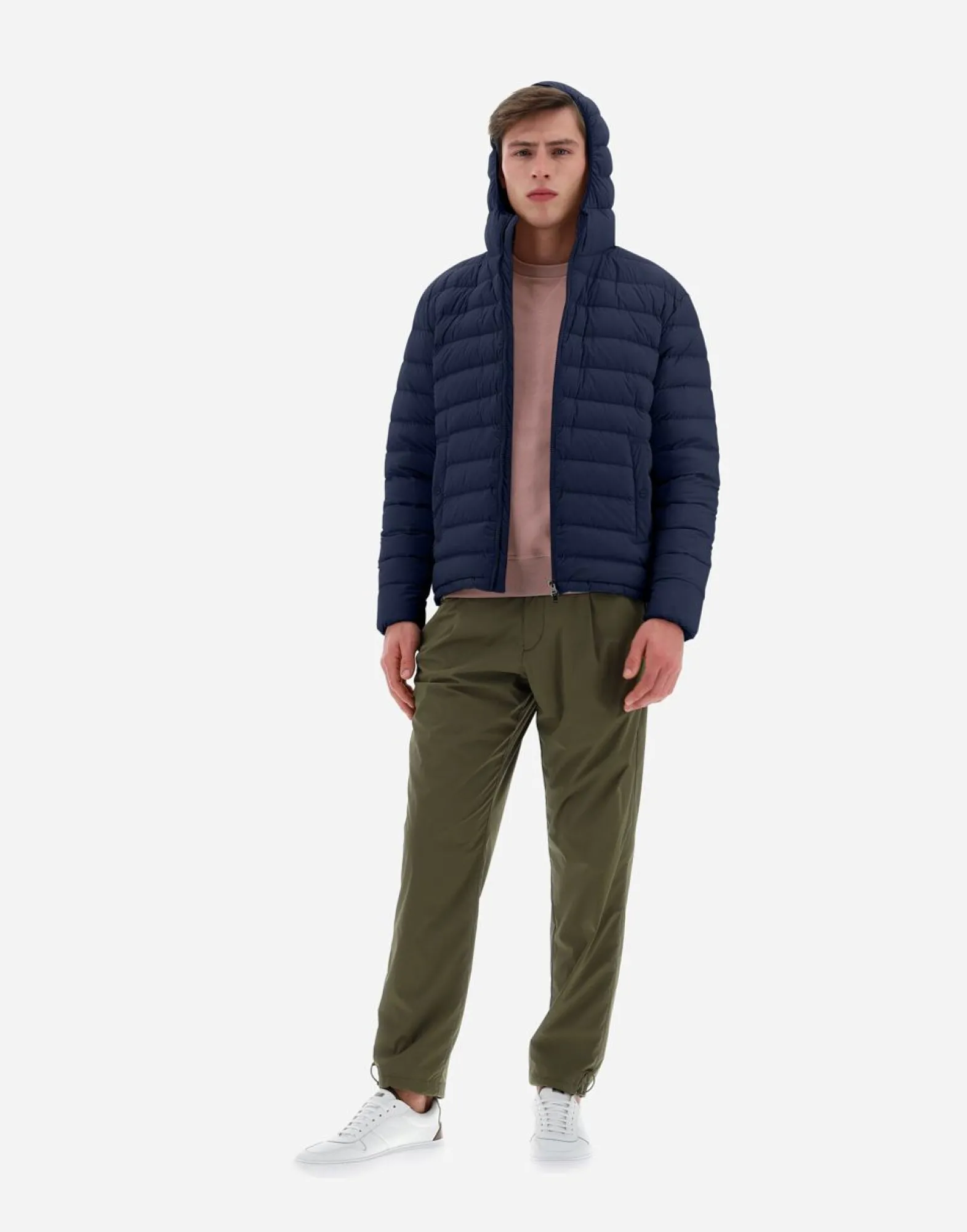 Herno Resort Bomber Jacket In Light Nylon Stretch