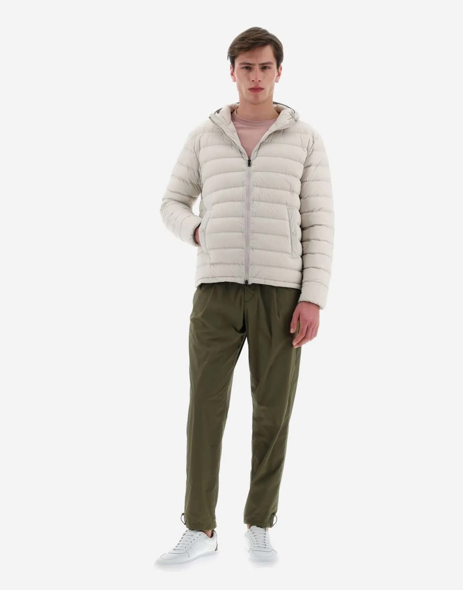 Herno Resort Bomber Jacket In Light Nylon Stretch