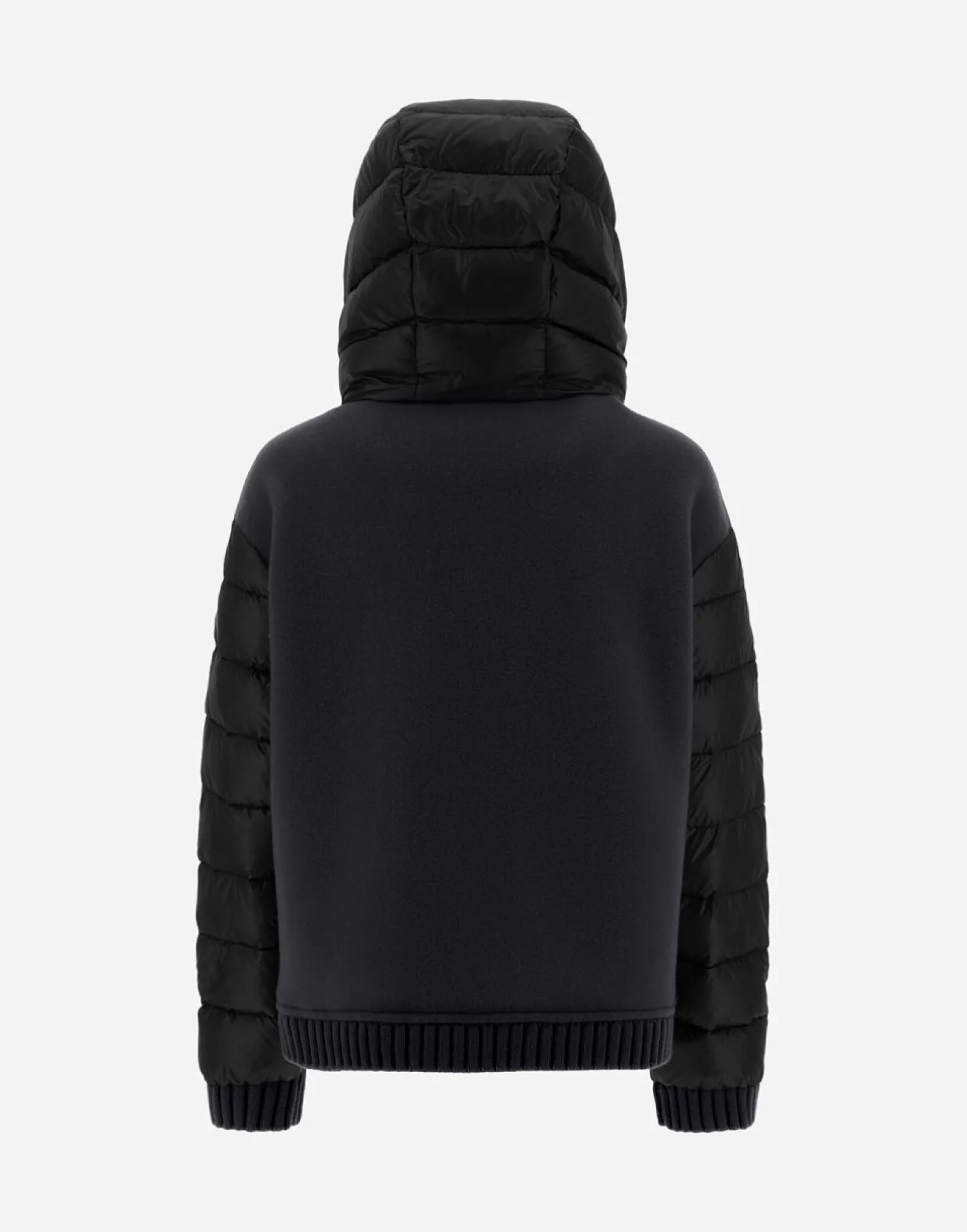 Herno Resort Bomber Jacket In Modern Double & Nylon Ultralight