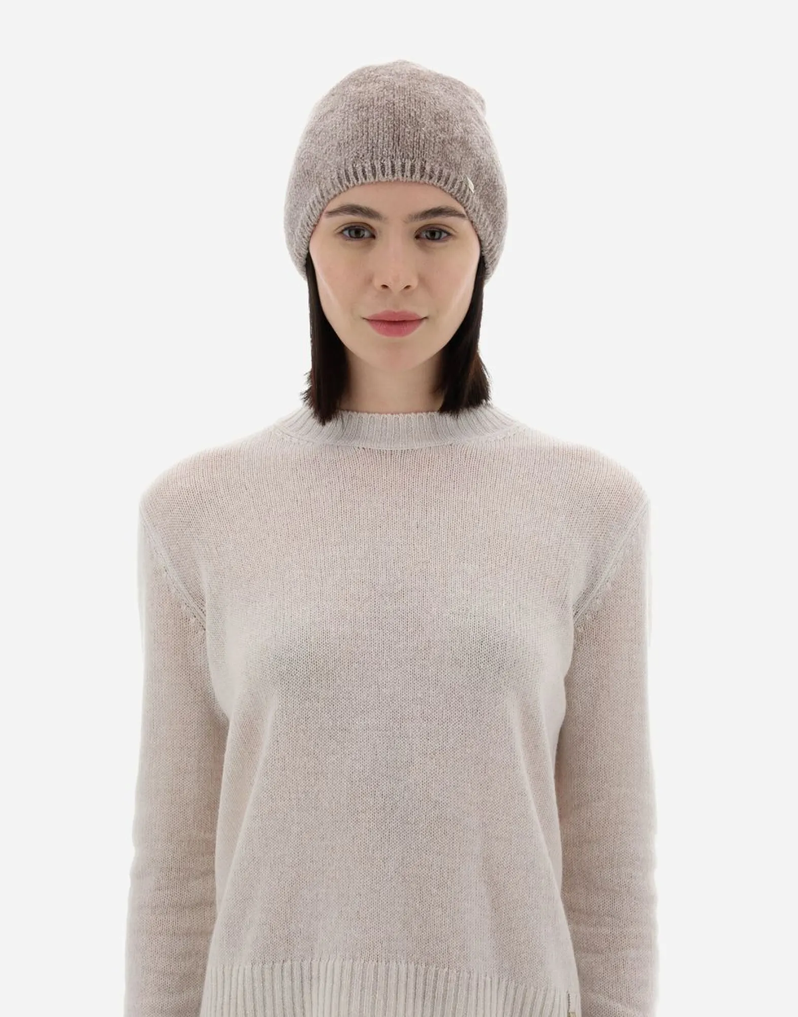 Herno Resort Cap In Chenille Knit