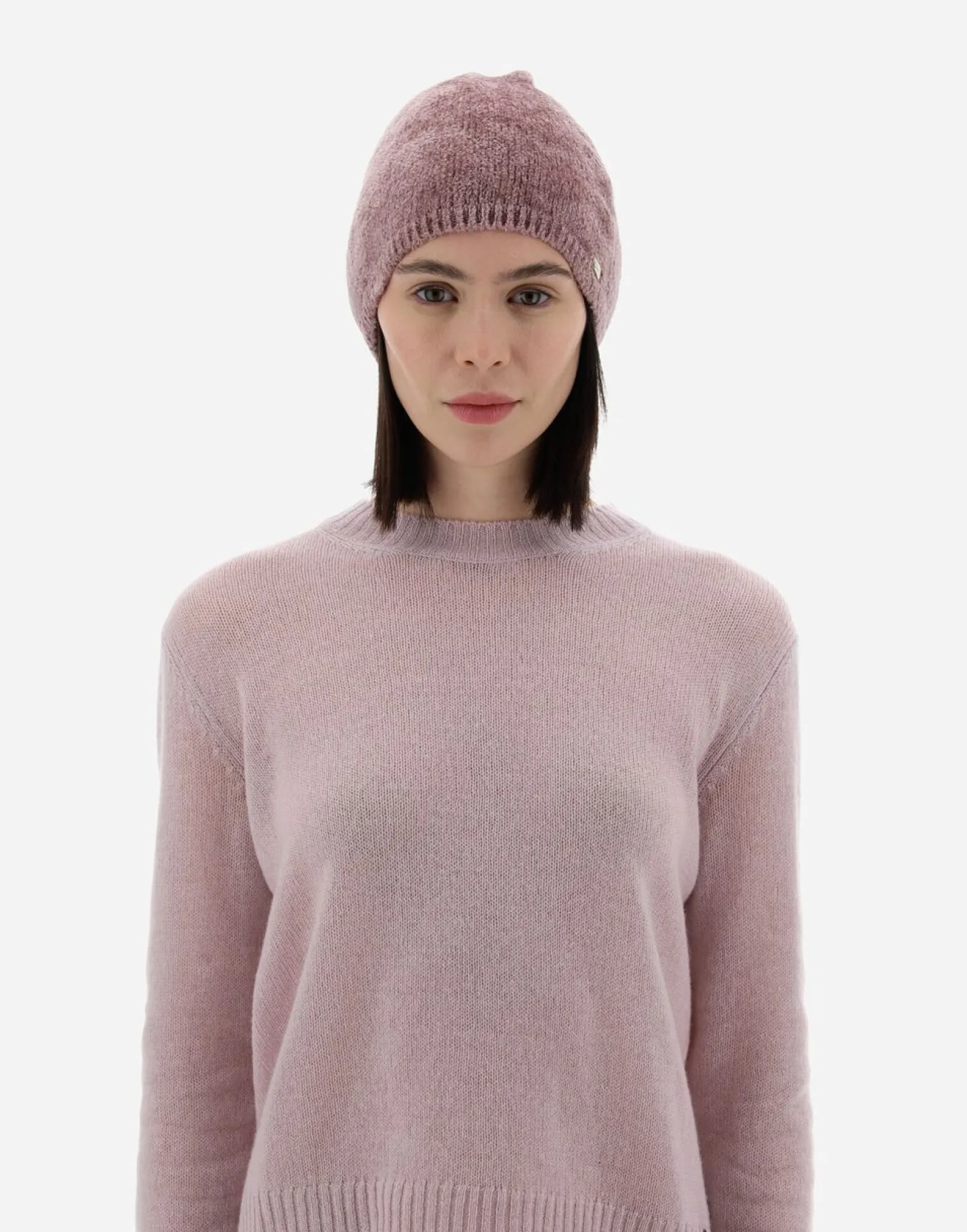 Herno Resort Cap In Chenille Knit