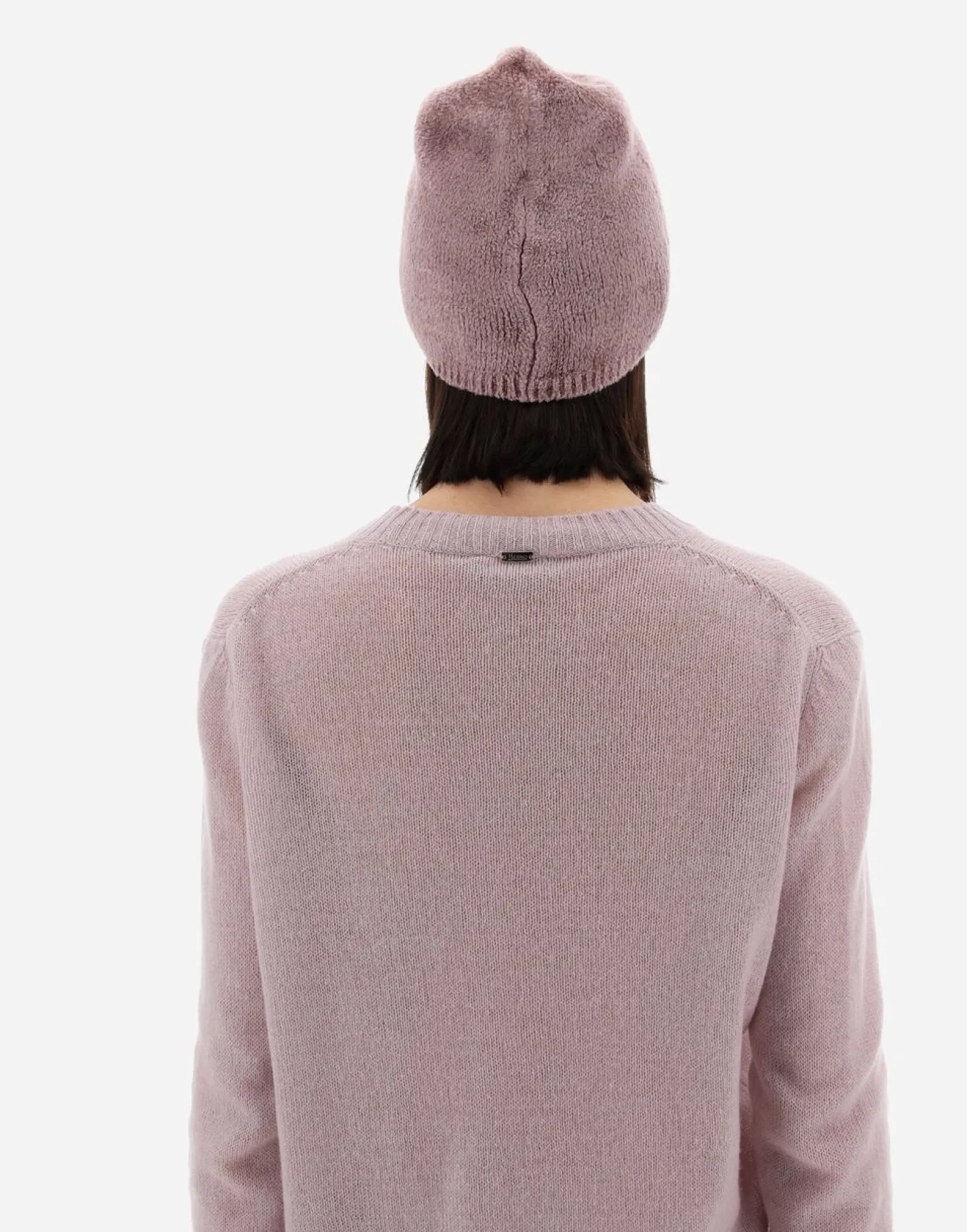 Herno Resort Cap In Chenille Knit