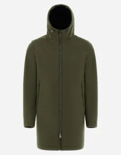Herno Resort Parka In Mesh Wool