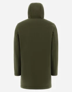 Herno Resort Parka In Mesh Wool