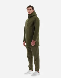 Herno Resort Parka In Mesh Wool