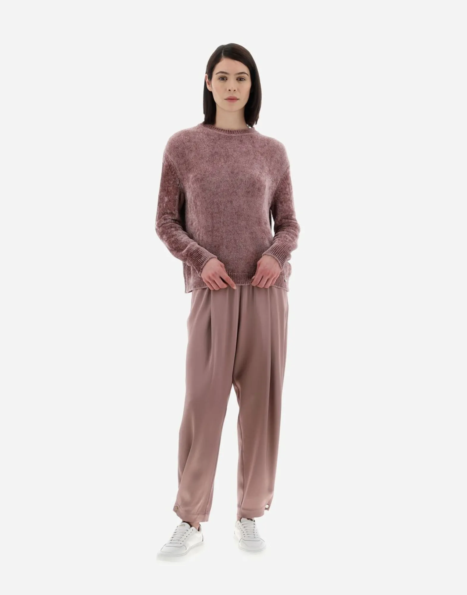 Herno Resort Pullover In Chenille Knit