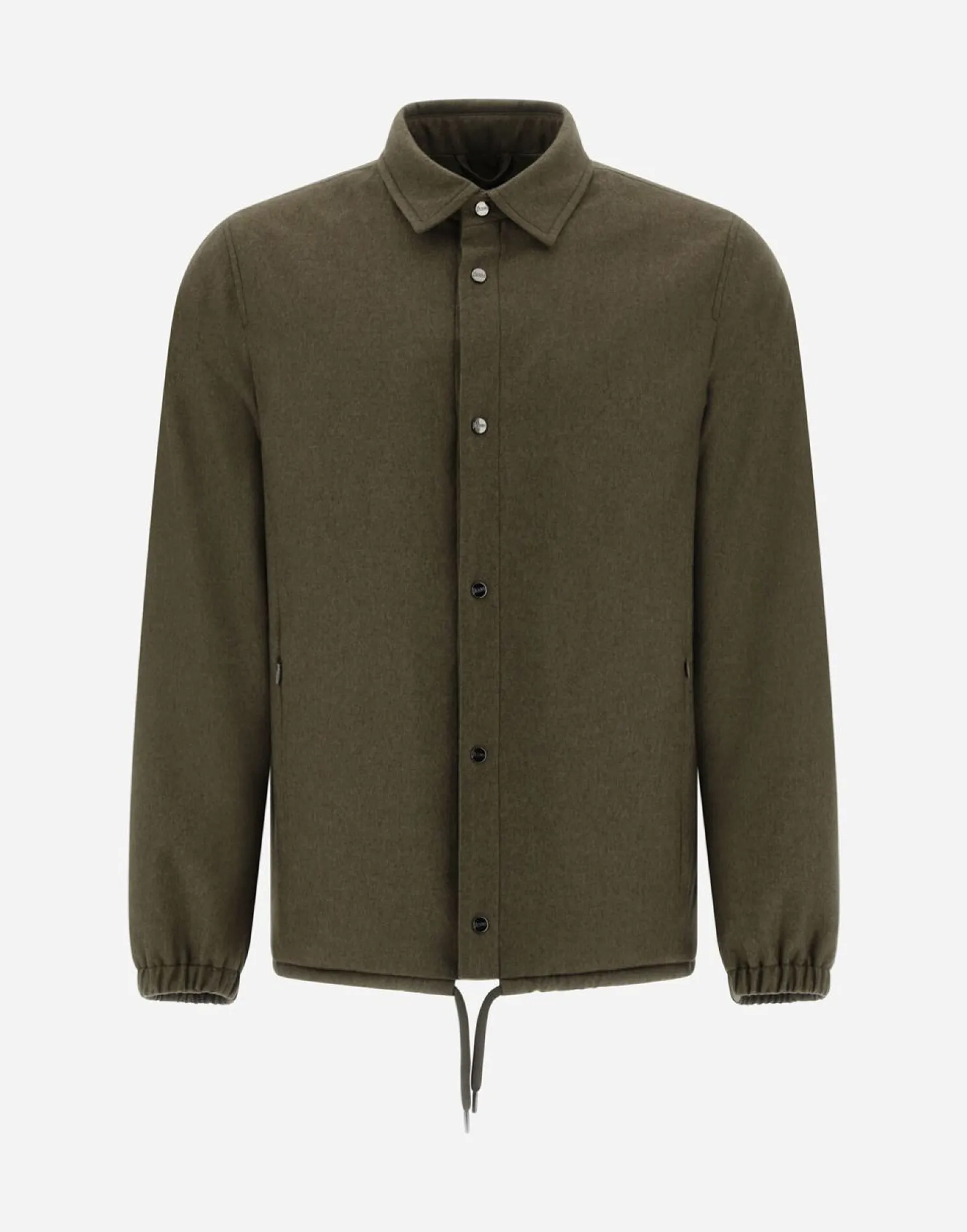 Herno Resort Shirt In Cashmere & Silk