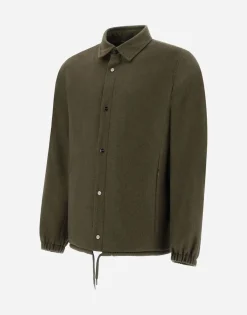 Herno Resort Shirt In Cashmere & Silk