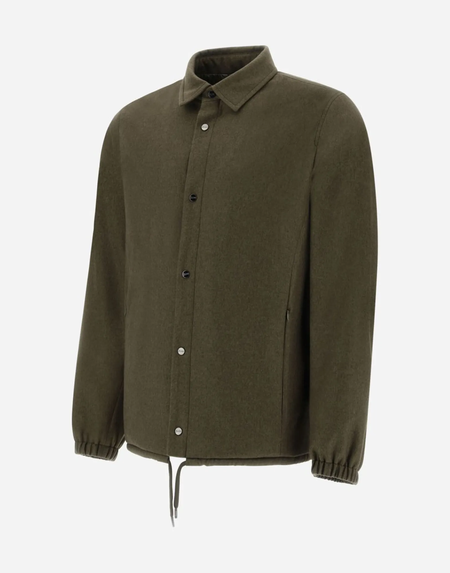 Herno Resort Shirt In Cashmere & Silk