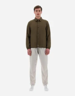 Herno Resort Shirt In Cashmere & Silk