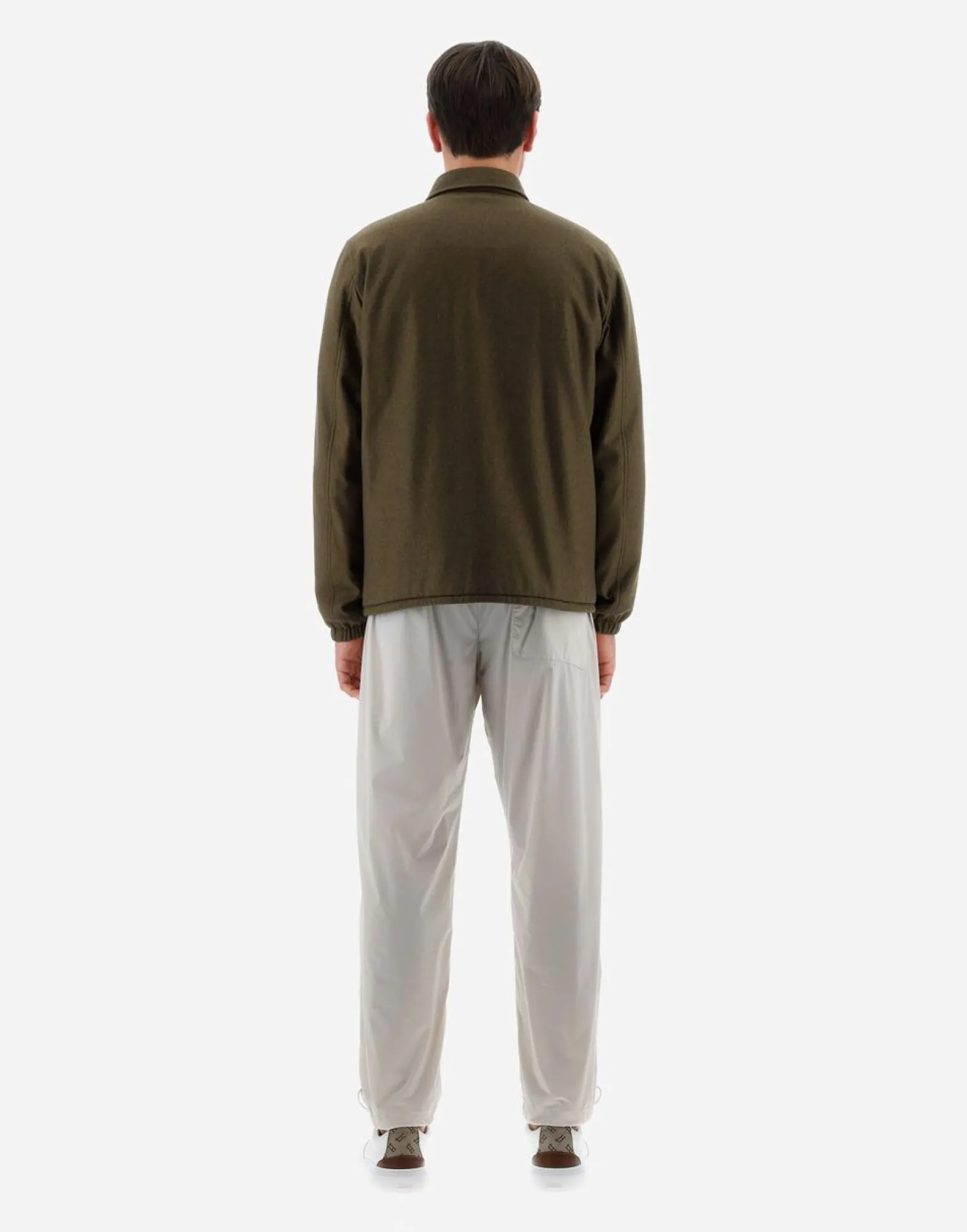 Herno Resort Shirt In Cashmere & Silk