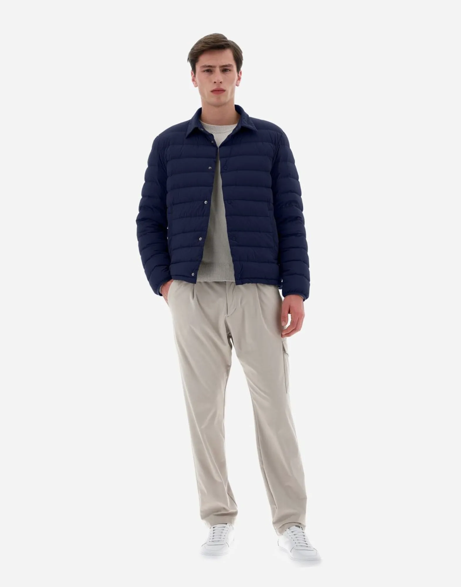 Herno Resort Shirt In Light Nylon Stretch
