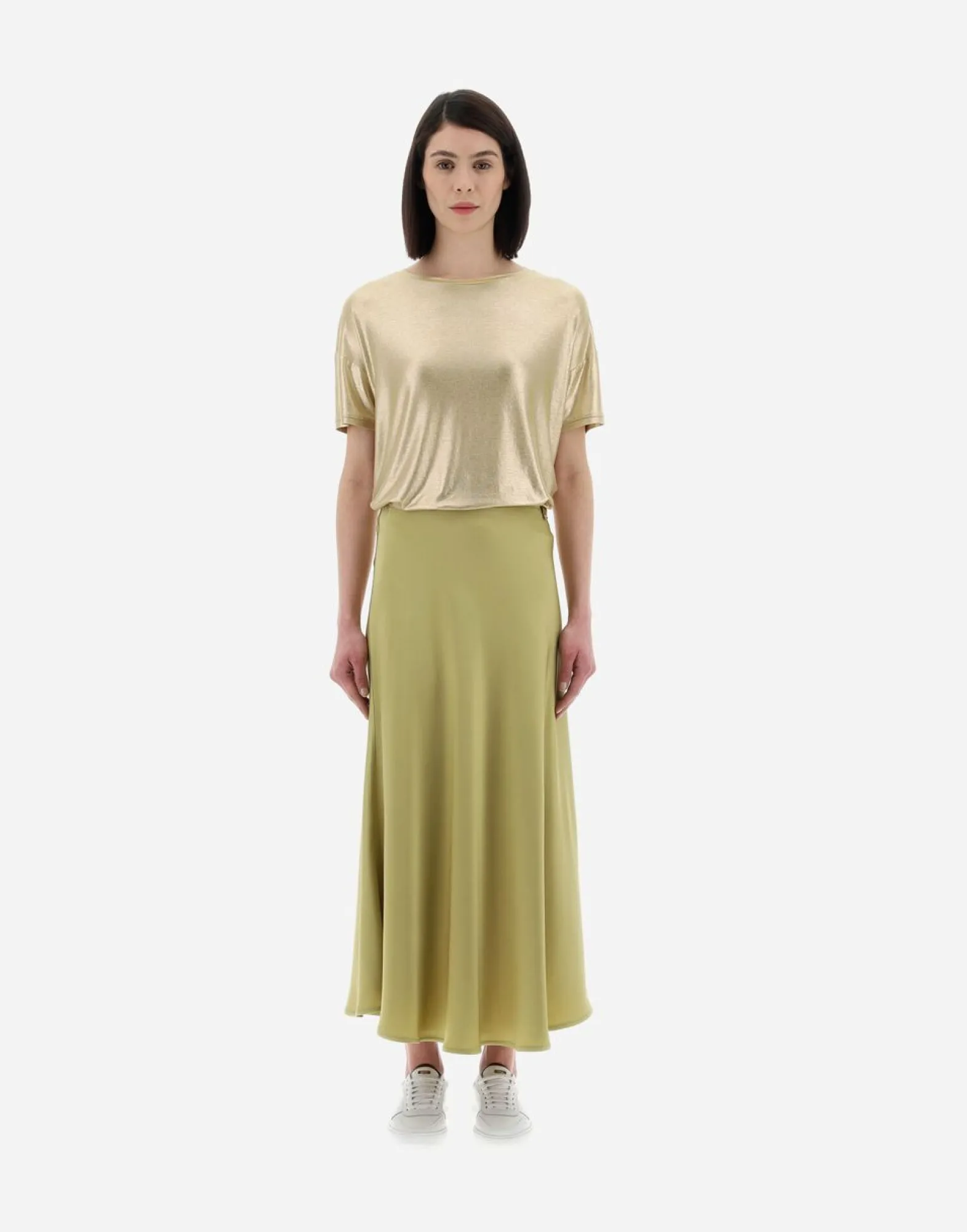 Herno Resort Skirt In Satin Effect