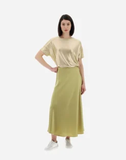 Herno Resort Skirt In Satin Effect