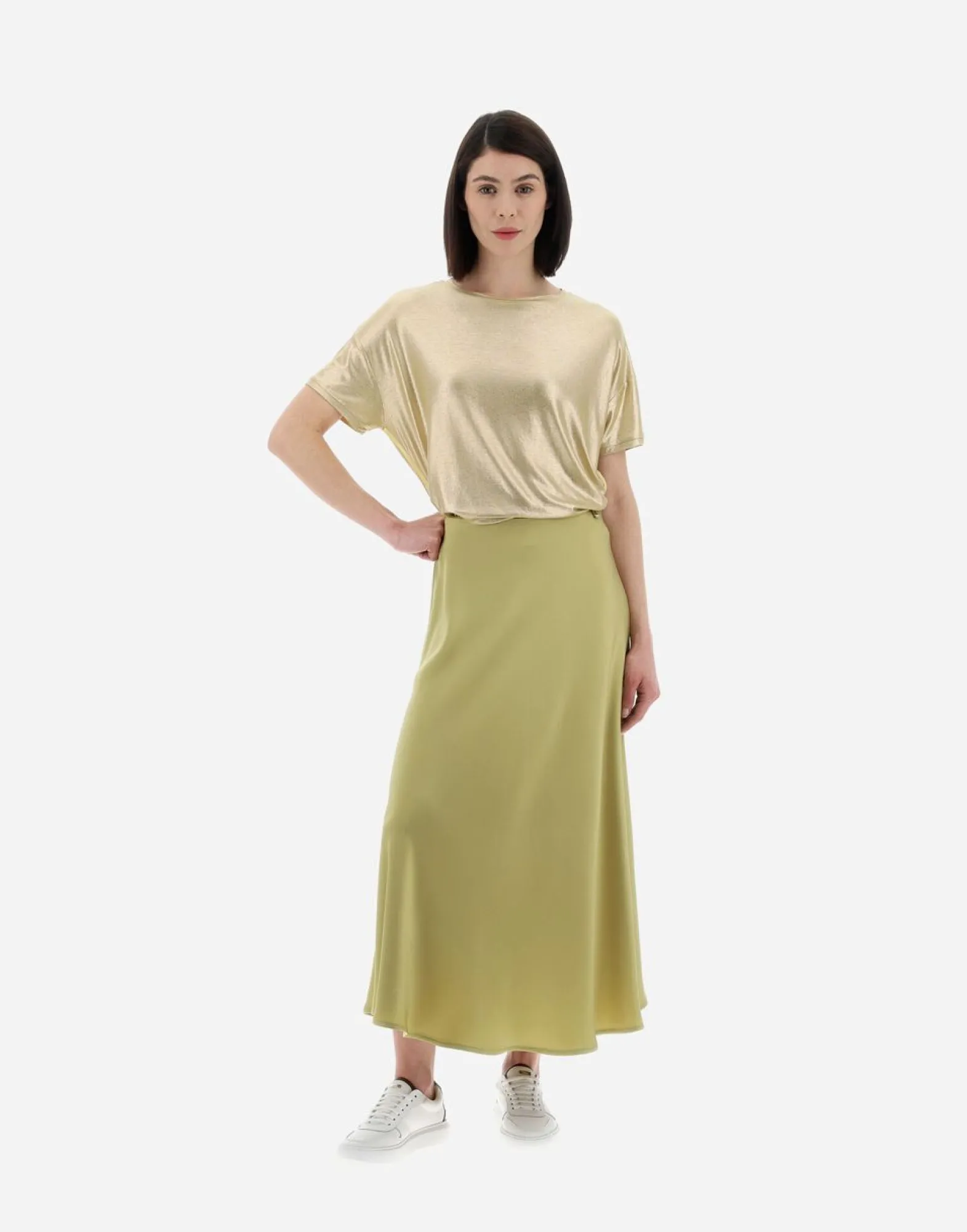 Herno Resort Skirt In Satin Effect