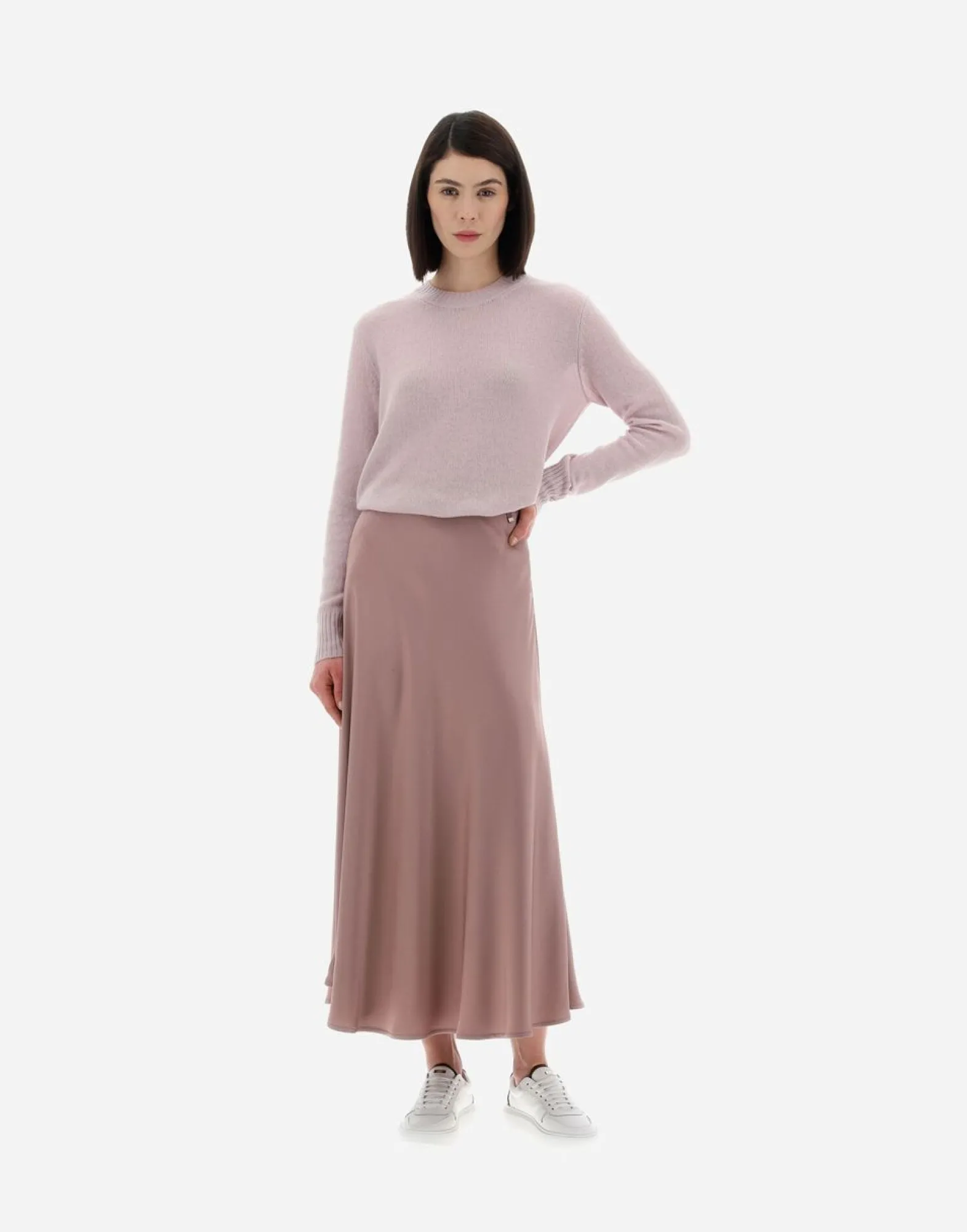 Herno Resort Skirt In Satin Effect